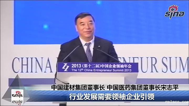 2013中国企业领袖年会：宋志平：行业发展需要领袖企业引领