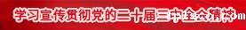 学习宣传贯彻党的二十届三中全会精神